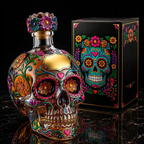 🔥🍷Limited edition Day of the Dead tequila bottle🎁