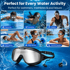 🏊 Anti-Fog Pro-Grade Adult Swim Goggles
