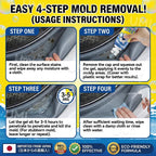【Built-in Brush】Japan Magic Mould & Mold Remover Gel Deep Cleaning Mildew Cleaner