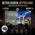 ⚽️World Cup Mega Sale - 50% OFF 🔥Backlit Projection Screen (16:9)🎥