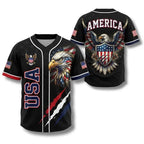 🦅USA 250th Anniversary All-Over Print Patriotic Baseball Jersey