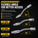 🔧 Flexible Universal Socket Extension Adapter Set