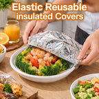 🍳Aluminum Foil Heat Shield Covers – No Plastic, Heat-Resistant, Reusable
