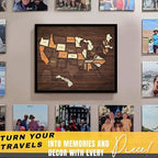 🔥Last Day 49% OFF -❤️Wooden USA Travel Map Puzzle🧩A Stylish Way to Track Your Journey & Memories
