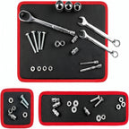 Magnetic Tool Mat & Holder | 12.8"x9.8" Flexible Magnetic Tray for Garage Workshop, Scratchproof PVC Surface with Non-Slip Grip | Auto Repair, Toolbox Organizer for Mechanics & DIY fathersdaygift