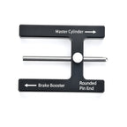 🛠️ Premium Aluminium Brake Booster Push Rod Adjustment Tool with Length Gauge