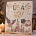 🎆🇺🇸 USA 250th Anniversary Pearl Art Kit – Patriotic DIY Craft