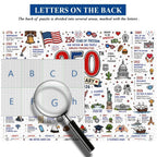 🧩 Patriotic America Jigsaw Puzzle 1000 Pieces🎁Buy 2 Free Shipping