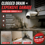AC Drain Line Cleaner Adapter Evacuates & Unclog AC Drain Line