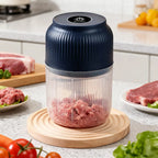 Electric Mini Food Chopper-300ml, 4-Blade Electric Processor