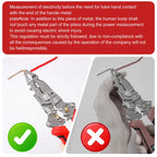 16-in-1 Wire Stripping Pliers, 2026 New Rechargeable Wire Strippers Tool with Voltage Tester&Alarms, Detectable 12-250V, Heavy-Duty Electrical Pliers&Wire Cutters