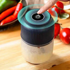 Electric Mini Food Chopper-300ml, 4-Blade Electric Processor