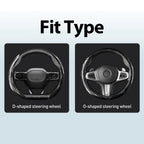 Car Steering Wheel Cover, Non slip Design Steering Wheel Protector, Universal Car Steering Wheel Cover for 15 Inch