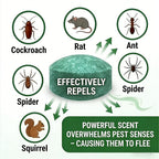 Last Day 50% OFF🟢 Natural Peppermint Rodent Repellent Tablets – 12 Pack