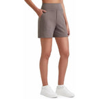 Women's Athletic Shorts High Waisted Running Yoga Shorts Summer Casual Burmuda Shorts with Pockets Activewear