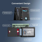 💰  Pop-Up Men's Wallet – Slim Design, Smart Access, Secure RFID Blocking