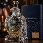 🦅250th Anniversary Commemorative Liquor Bottle, Hawk Whiskey Display Bottle