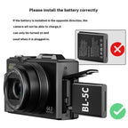 WIKICO WD08 4K Digital Camera, 64MP Vlogging Camera with 180° Flip Screen, 18X Digital Zoom, Compact Point and Shoot Camera, Portable Mini Camera for Teens, Beginners, Gift, 4 Colors Black/White/Green/Brown