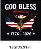 🦅 God Bless America: 2026 Semicentennial Sticker